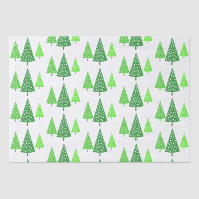 Papier Mousseline Trois Poitrines D'Aquarelle Vert (Recto)