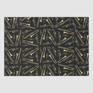 Papier Mousseline Trombone Musician Band Teacher Wrapper Paper