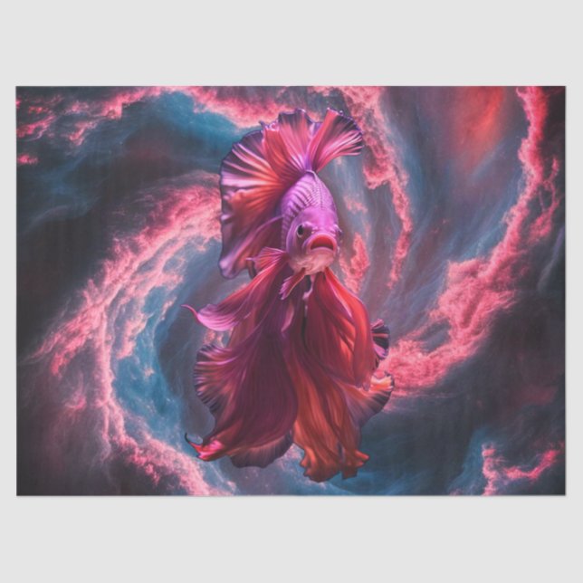 Papier Mousseline Tropical Fish Gift/Craft Tissue Paper (Recto)