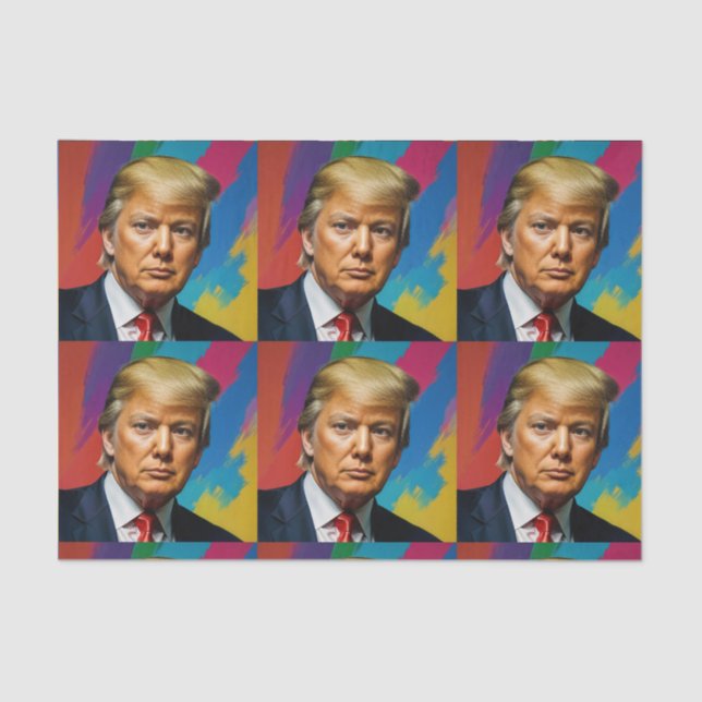 Papier Mousseline Trump, la couleur (Recto)