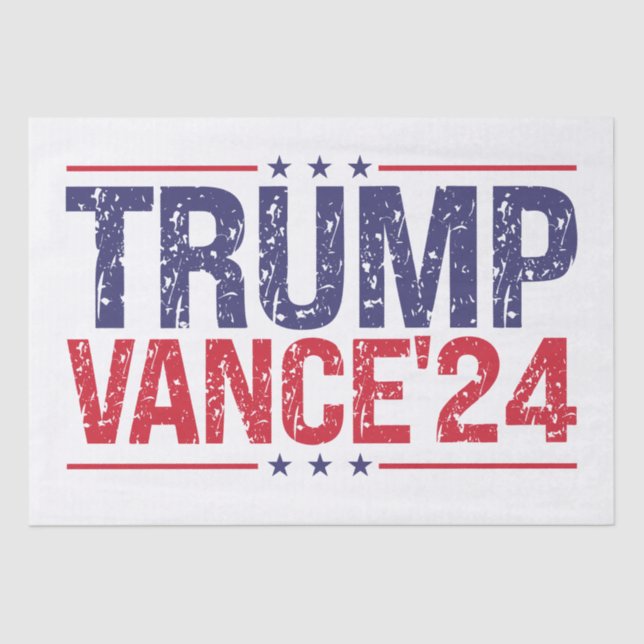 Papier Mousseline Trump Vance 2024 (Recto)