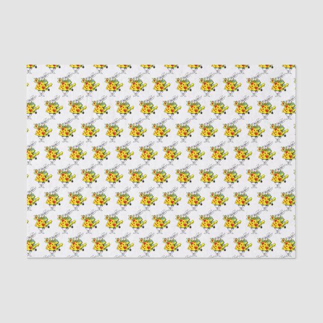 Papier Mousseline Trumpeter Alice de la Cour du lapin blanc au pays  (Recto)