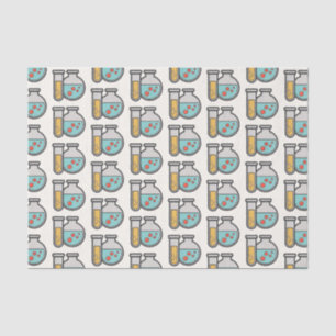 Papier Mousseline Tube d'essai de chimie et Motif de bécher