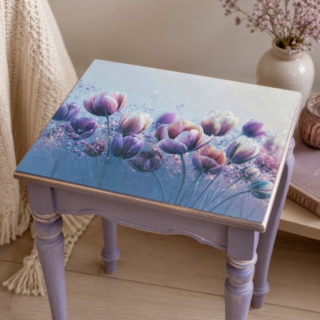 Papier Mousseline Tulipe de Lavande Blush Prairie Découpage (Créateur téléchargé)