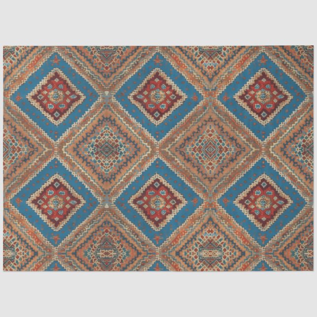 Papier Mousseline Turc Populaire Belle collection de vieux Motifs (Recto)
