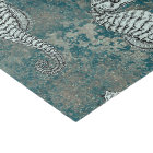 Turquoise avec la page Découpage du cheval de mer 