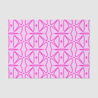 Papier Mousseline Two Toned Pink Pattern Tissue Paper