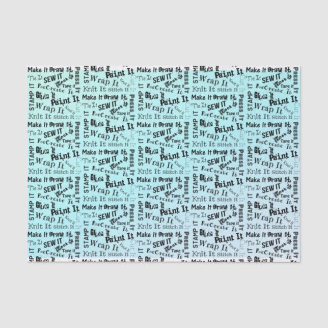 Papier Mousseline Typographie de fabrication (Recto)
