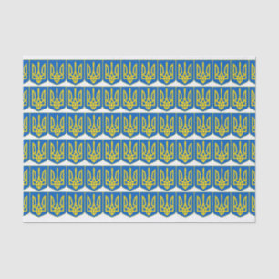 Papier Mousseline Ukrainien Tryzub