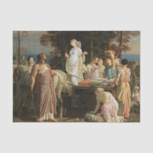Papier Mousseline Ulysses et Nausicaa par Charles Gleyre