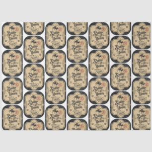 Papier Mousseline Un apothecaire et poteau Étiquette série Conceptio