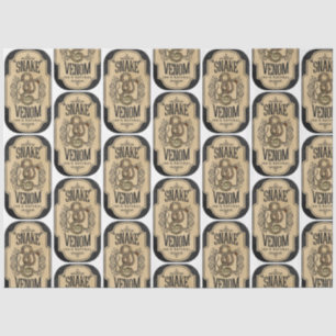 Papier Mousseline Un apothecaire et potion Étiquette série Design 12