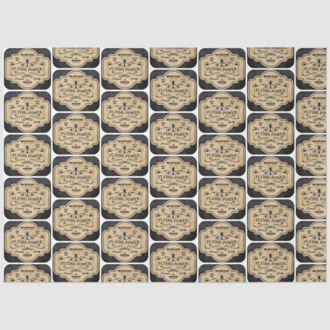 Papier Mousseline Un apothecaire et potion Étiquette série Design 13 (Recto)