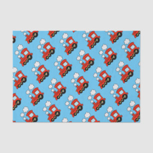 Papier Mousseline Un choo de jouet rouge mou forme un cadeau d'anniv