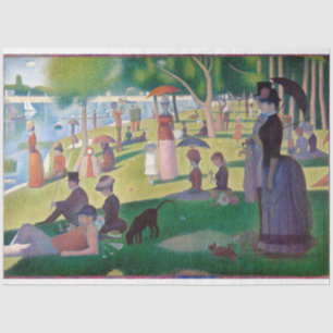 Papier Mousseline Un dimanche après-midi à La Grande Jatte, Seurat