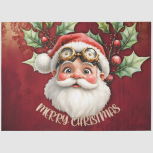Papier Mousseline Un faux steampunk père Noël