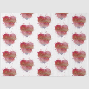 Papier Mousseline Un néon détendu Rainbow Heart Series Design 21