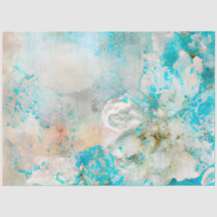 Papier Mousseline Un Shabby Bleu Chic Ephemera Design Series 1