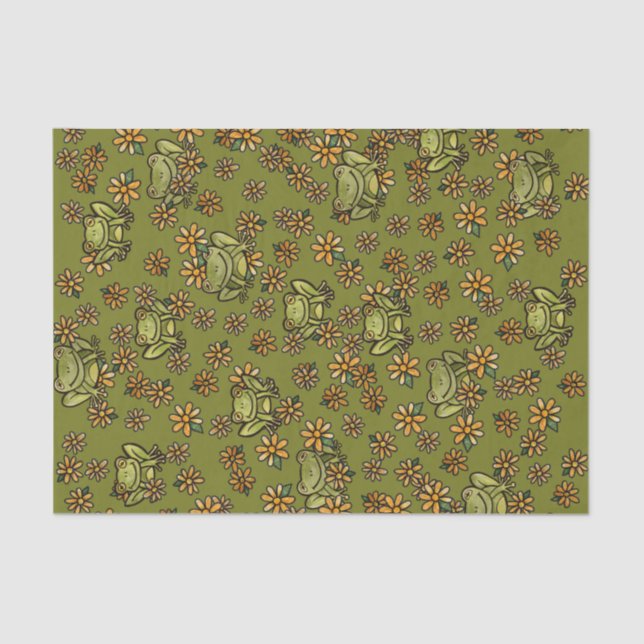 Papier Mousseline Un sourire Froggy (Recto)