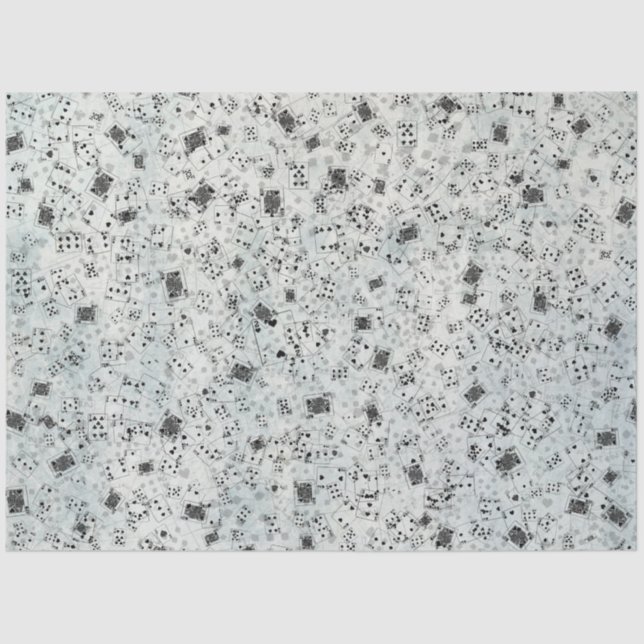 Papier Mousseline Une Alice bleue au pays des merveilles Conception  (Recto)