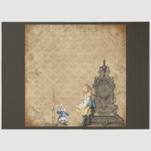 Papier Mousseline Une autre Alice au pays des merveilles Conception 