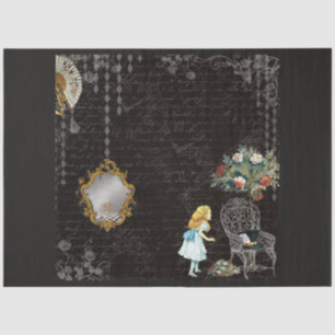 Papier Mousseline Une autre série Alice au pays des merveilles Desig