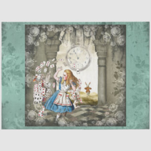 Papier Mousseline Une autre série Alice au pays des merveilles Desig