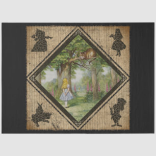 Papier Mousseline Une autre série Alice au pays des merveilles Desig