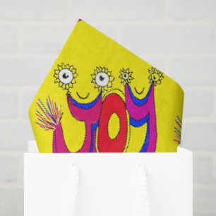 Papier Mousseline Une Jolie Et Joyeuse Fête Pour Présenter Votre Cad