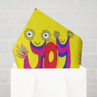 Papier Mousseline Une Jolie Et Joyeuse Fête Pour Présenter Votre Cad