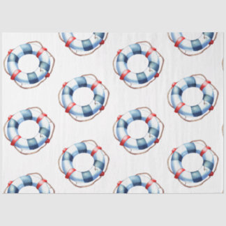 Papier Mousseline Une jolie série bleue Nautique Design 5