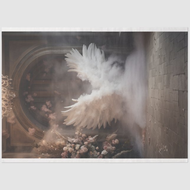 Papier Mousseline Une série Angel blanc 5 (Recto)