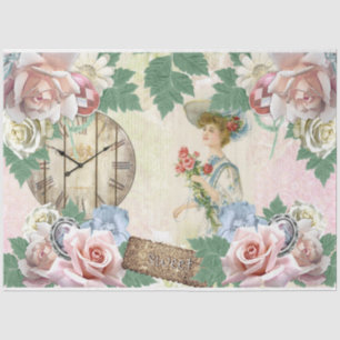 Papier Mousseline Une série chic Shabby Design 23