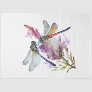 Papier Mousseline Une série de design de libellule aquarelle 5
