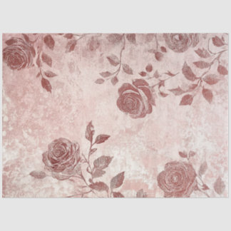 Papier Mousseline Une série de dessins Rose et Dentelle #10