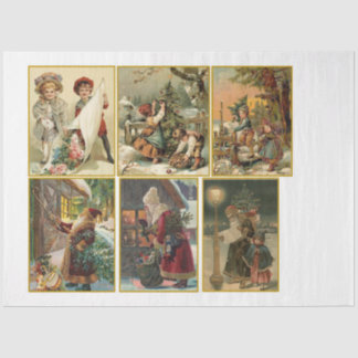 Papier Mousseline Une série de Noël Vintage Design 12