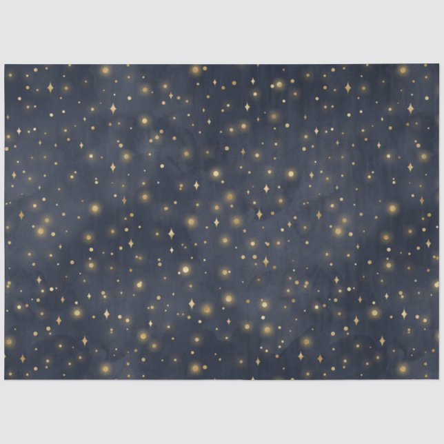 Papier Mousseline Une série de nuit étoilée céleste Design 2 (Recto)