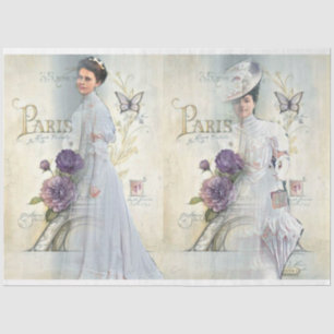 Papier Mousseline Une Shabby Chic Parisienne Série Design 23