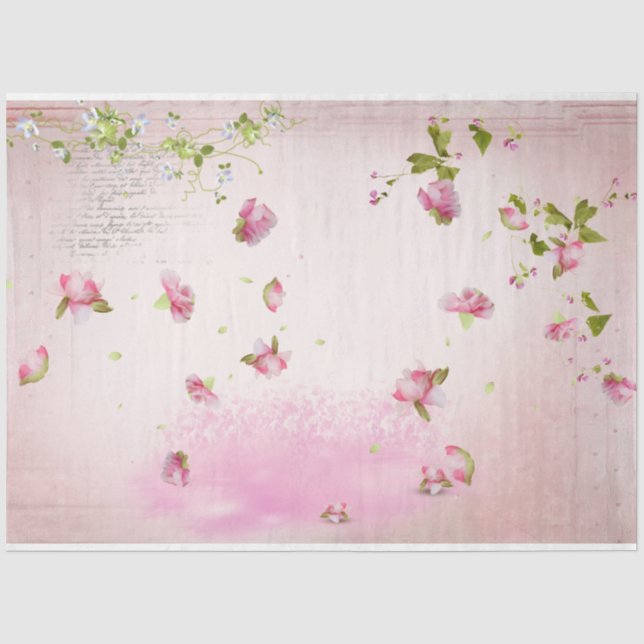 Papier Mousseline Une Shabby Chic Series Design 29 (Recto)