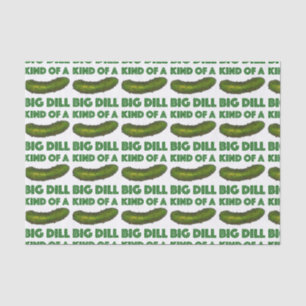 Papier Mousseline Une sorte de Big Dill (Deal) Green Kosher Deli Pic
