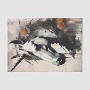 Papier Mousseline Unicorne Magique avec Lecteurs D'Encre Découpage