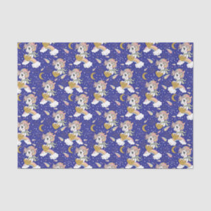 Papier Mousseline Unicornes Et Arcs-En-Ciel