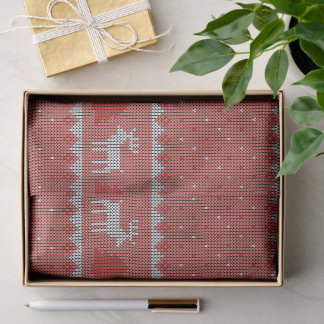 Papier Mousseline Vacances Rouges