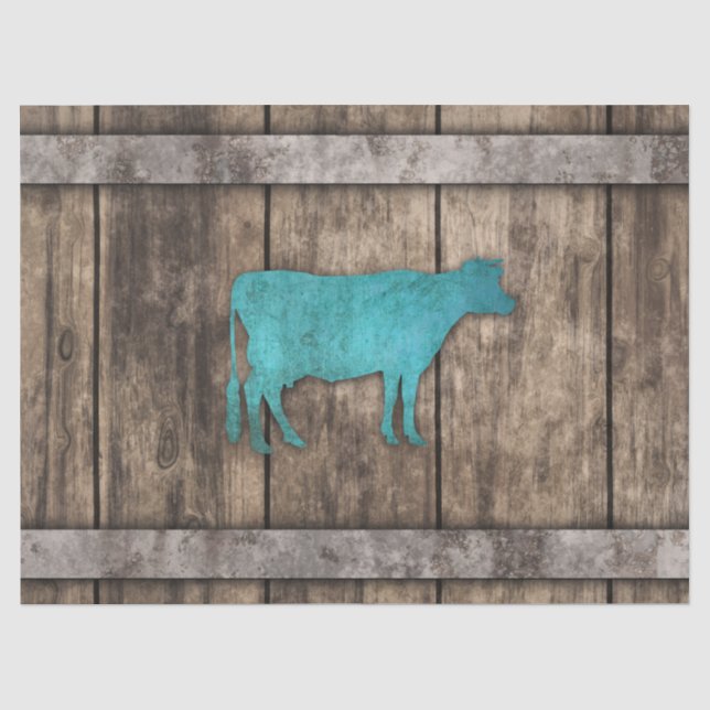 Papier Mousseline Vache (tonneau) (Recto)