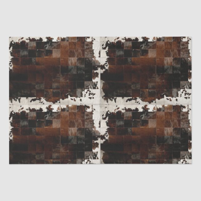 Papier Mousseline Vachette Brown rustique (Recto)