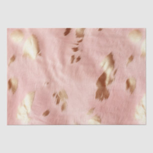 Papier Mousseline Vachette de vache à lait rose sud-ouest
