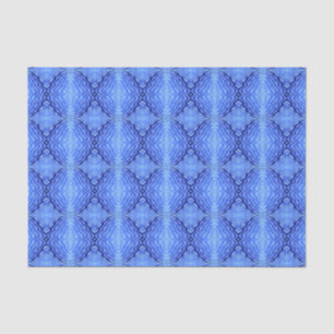 Papier Mousseline Vagues bleues réfléchissantes Moderne Design abstr