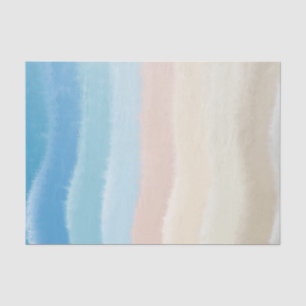 Papier Mousseline Vagues salées côtières