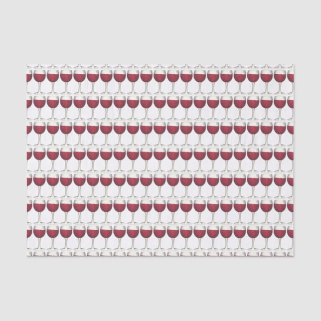 Papier Mousseline Vaisseau Bouteille Rouge Vin Bar Imprimer Motif (Recto)