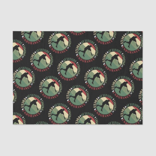 Papier Mousseline Valeurs de l'équipe de baseball motivationnel (Recto)